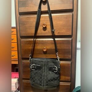 Black crossbody Coach Purse